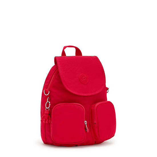 Kipling Firefly Up Convertible Backpacks Red Rouge | AU 1577UZ